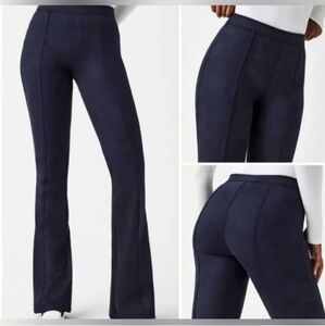 NWT SPANX Faux Suede Flare Leg pants
